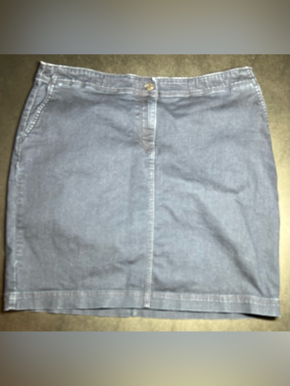 Talbots Women’s Size 18W Denim Coastal Cowgirl Jean Skirt
